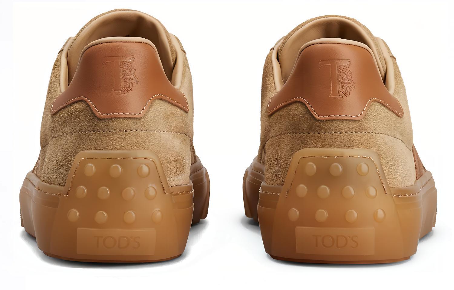 TOD's Suede Fashion Sneaker 'Light Brown' 圖 4