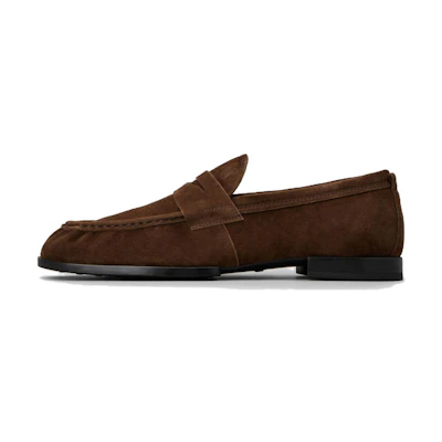 TOD'S Suede Flat Sneaker 'Brown'