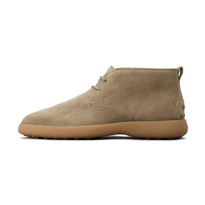 TOD'S Suede Lace-Up Ankle Boots 'Beige'