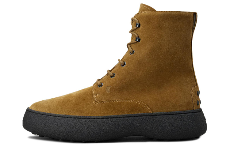 TOD'S Suede Lace-Up Boots 'Brown'