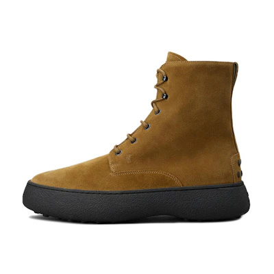 TOD'S Suede Lace-Up Boots 'Brown'