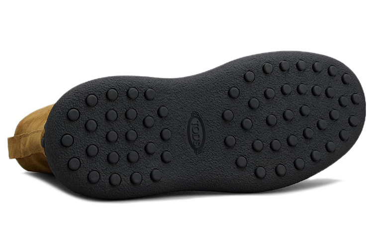 TOD'S Suede Lace-Up Boots 'Brown' 圖 5