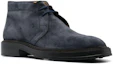 Order TOD'S Sepatu Boot Suede Biru Tali Bulat Ankle Toe XXM61K00D80RE09999