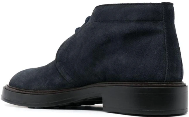 TOD'S Sepatu Boot Suede Biru Tali Bulat Ankle Toe XXM61K00D80RE09999 Lookbook TOD'S Sepatu Boot Suede Biru Tali Bulat Ankle Toe XXM61K00D80RE09999