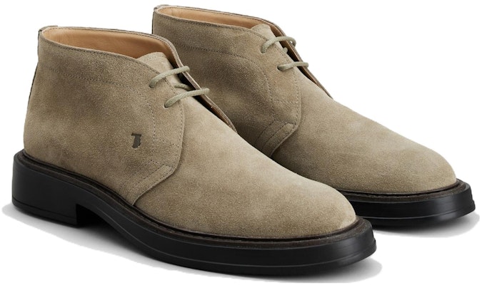 TOD'S Suede Lace-Up Round Toe Short Boots 'Beige' XXM61K00D80RE0C405 Order TOD'S Suede Lace-Up Round Toe Short Boots 'Beige' XXM61K00D80RE0C405