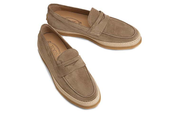 TOD'S Suede Loafer 'Light Brown' 圖 2