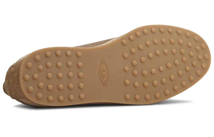 TOD'S Suede Loafer 'Light Brown' 圖 4