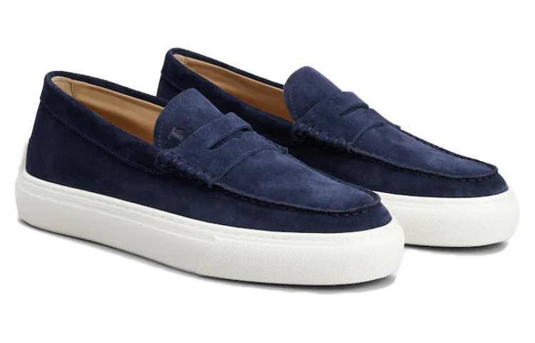 TOD'S Suede Loafers 'Blue' 圖 3