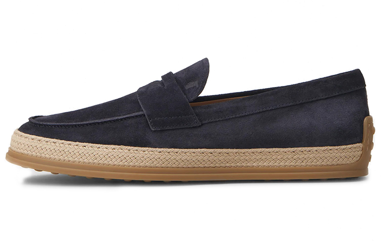 TOD'S Suede Loafers 'Blue'