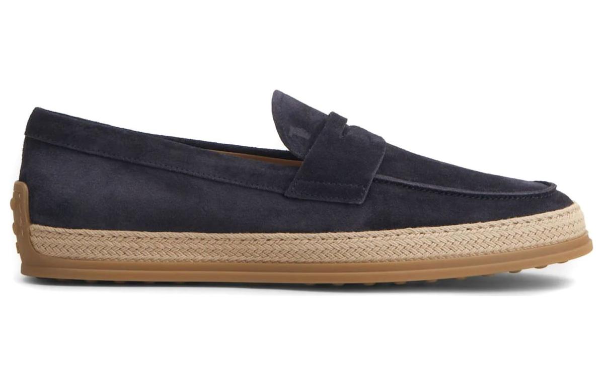 TOD'S Suede Loafers 'Blue' 圖 2