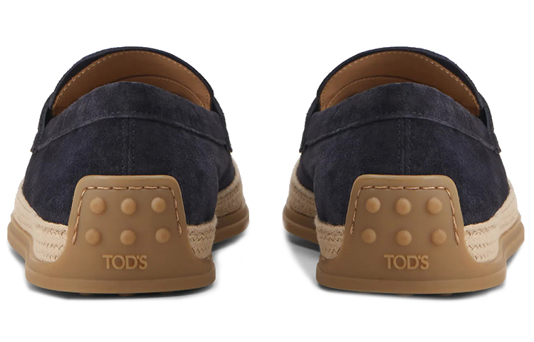 TOD'S Suede Loafers 'Blue' 圖 4