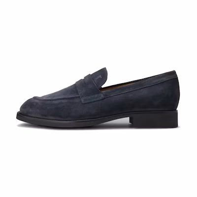 TOD'S Suede Loafers 'Blue'