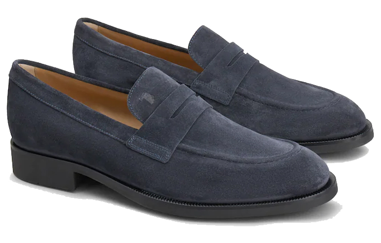 TOD'S Suede Loafers 'Blue' 圖 3