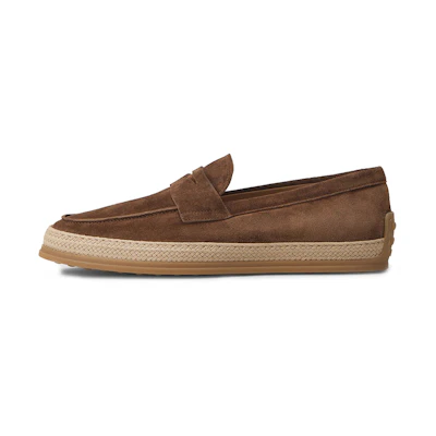 TOD'S Suede Loafers 'Brown'