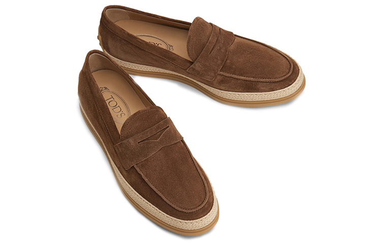 TOD'S Suede Loafers 'Brown' 圖 2