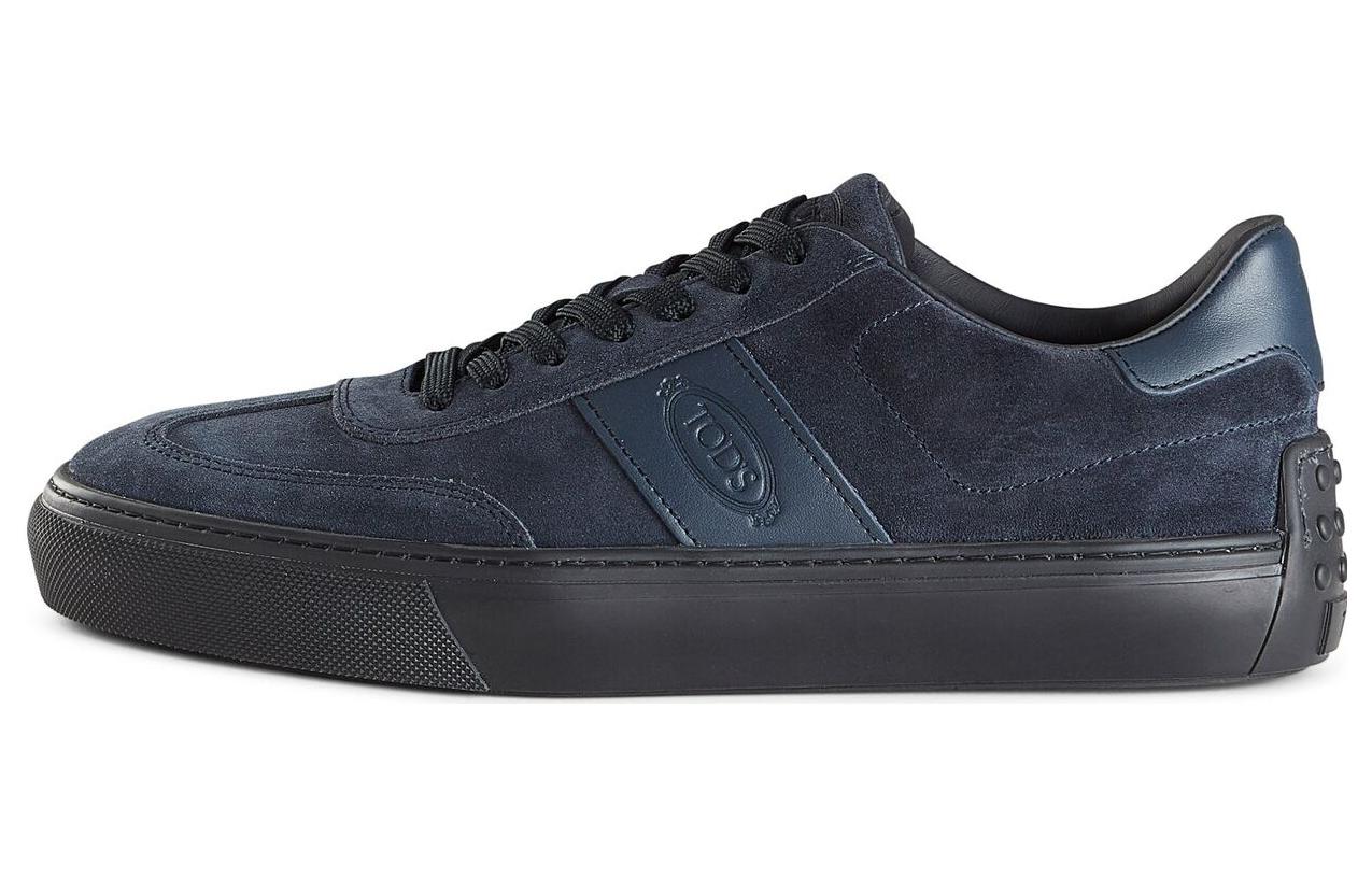 TOD'S Suede Low-Top Sneaker 'Grey Blue'