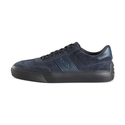 TOD'S Suede Low-Top Sneaker 'Grey Blue'