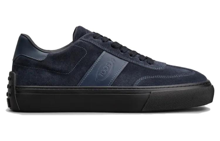 TOD'S Suede Low-Top Sneaker 'Grey Blue' 圖 2
