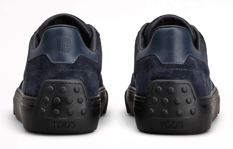 TOD'S Suede Low-Top Sneaker 'Grey Blue' 圖 4