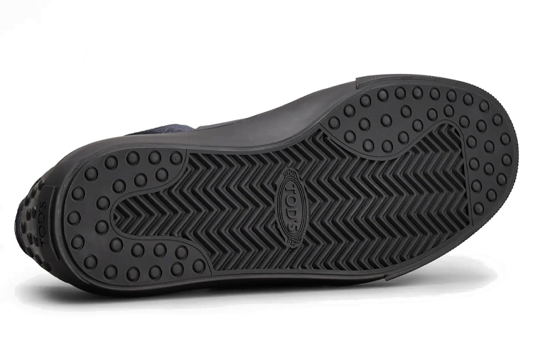 TOD'S Suede Low-Top Sneaker 'Grey Blue' 圖 5