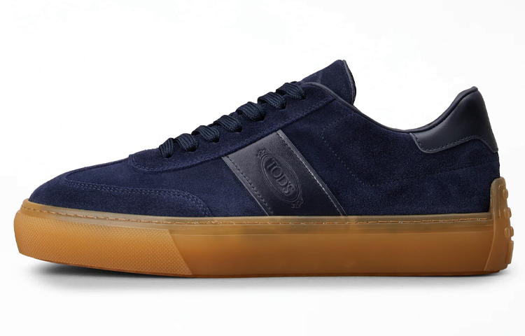 TOD'S Suede Low-Top Sneakers 'Blue'