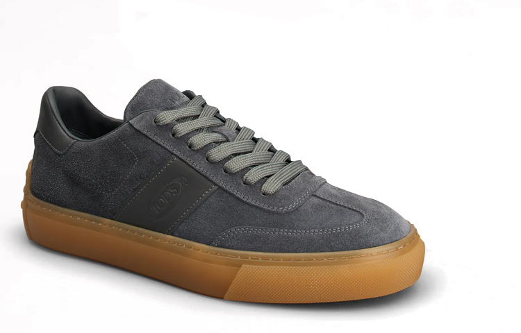 TOD'S Suede Low-Top Sneakers 'Grey' 圖 2