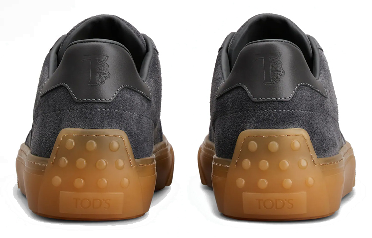 TOD'S Suede Low-Top Sneakers 'Grey' 圖 4