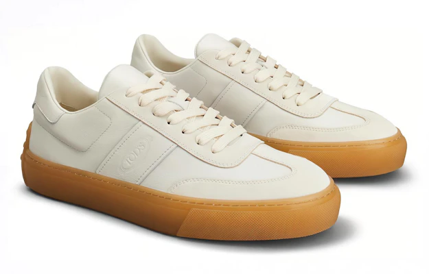 TOD'S 麂皮低筒運動鞋 白色 Lookbook TOD'S 麂皮低筒運動鞋 白色