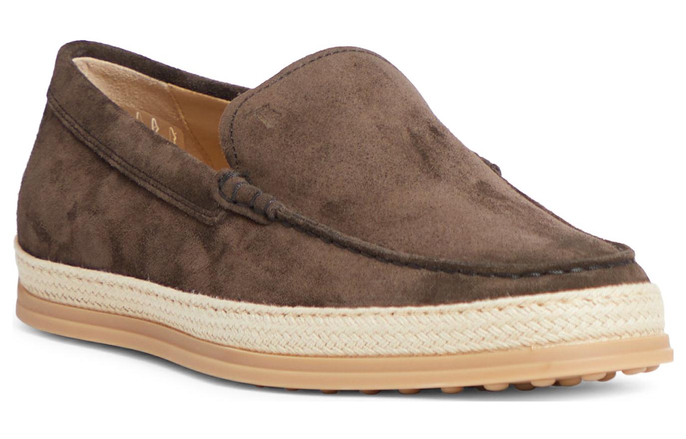 TOD'S Suede Men's Casual 'Brown' 圖 2