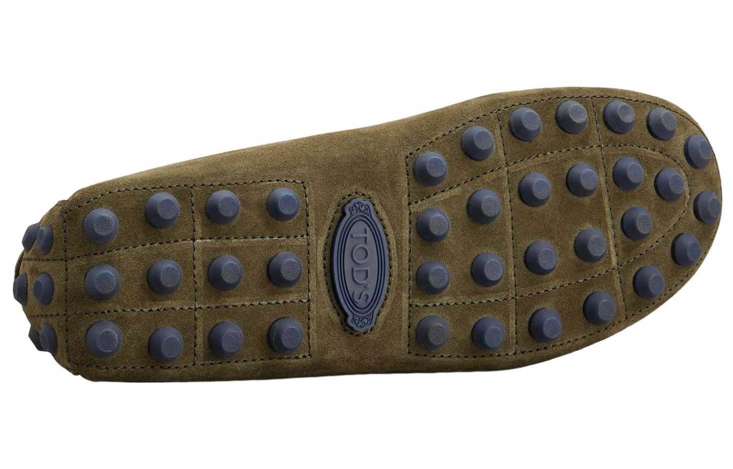 TOD'S Suede Slip-On Loafer 'Green' 圖 4