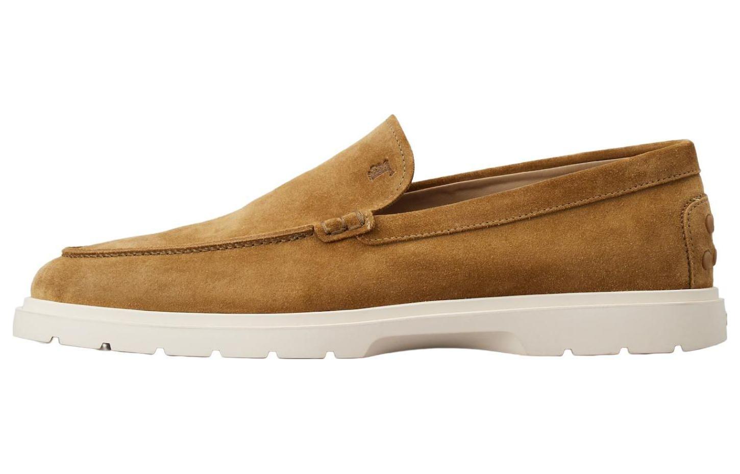 TOD'S Suede Slip-On Loafers 'Brown'