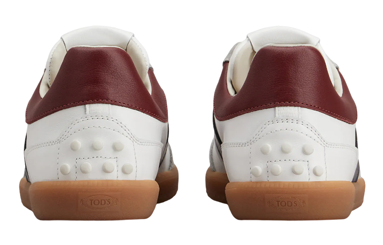 TOD'S Tabs Low-Top Lace-Up 'White Blue Red' 圖 3