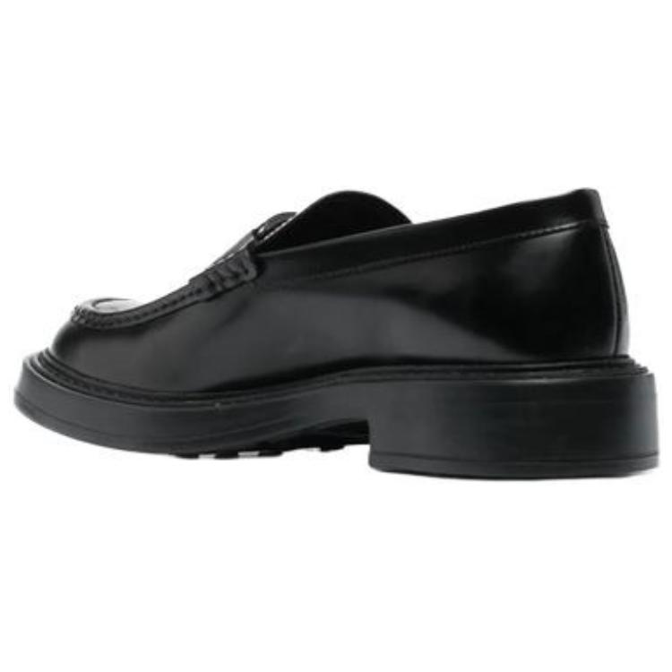 TOD'S Timeless Leather Loafers 'Black' 圖 5