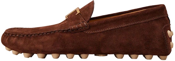 TOD'S Timeless Suede T-Bar 'Brown' XXM52K0GW61RE0S611 TOD'S Timeless Suede T-Bar 'Brown' XXM52K0GW61RE0S611