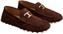 TOD'S Timeless Suede T-Bar 'Coklat' XXM52K0GW61RE0S611