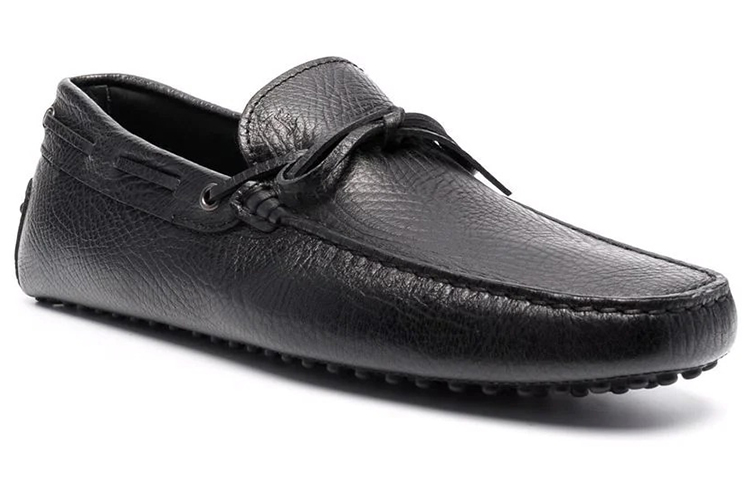 Order トッズ ゴミノ レースアップ ローファー (黒) XXM0GW05470XZ1B999