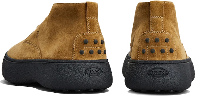 TOD'S 棕黑色皮革短靴 XXM09J0FE80RE0S415 Lookbook TOD'S 棕黑色皮革短靴 XXM09J0FE80RE0S415