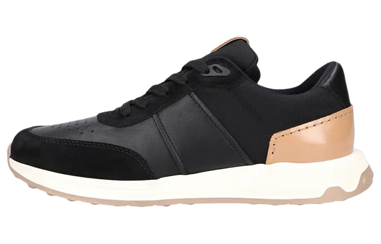 Buy TOD'S Leather Low-Top Sneaker 'Black Fashion