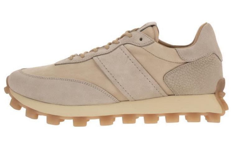 TOD'S Leather Round-Toe Low-Top 'Brown'