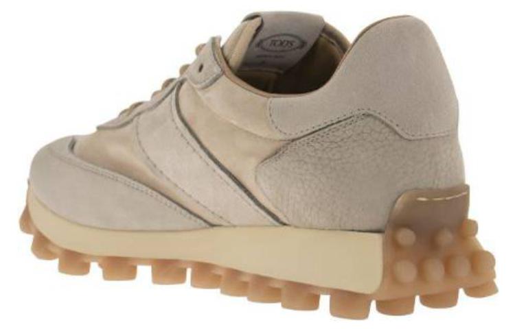 TOD'S Leather Round-Toe Low-Top 'Brown' 圖 4