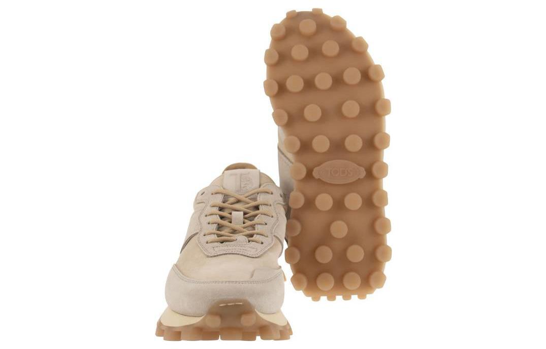 TOD'S Leather Round-Toe Low-Top 'Brown' 圖 5