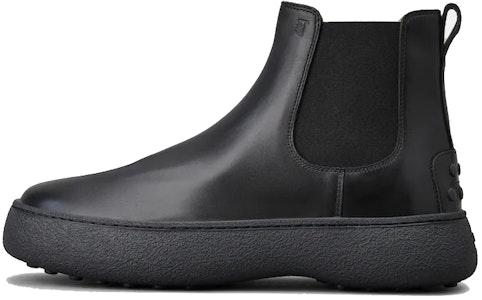 토즈 W.G 블랙 레더 첼시 부츠 XXM09J00P20D90B999 Buy 토즈 W.G 블랙 레더 첼시 부츠 XXM09J00P20D90B999