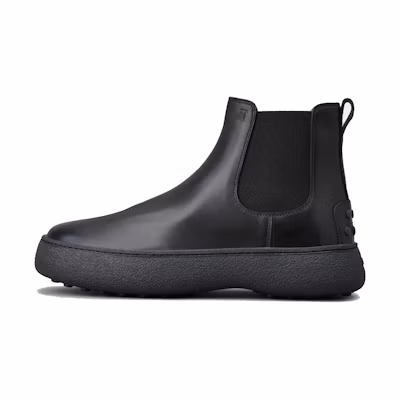 TOD'S W.G Leather Chelsea Boots 'Black'