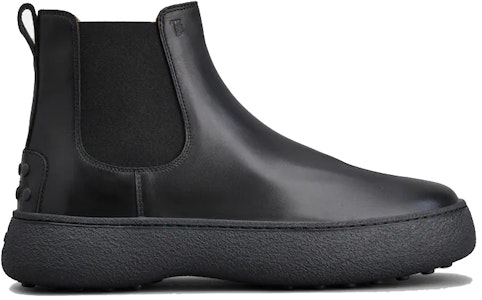 토즈 W.G 블랙 레더 첼시 부츠 XXM09J00P20D90B999 Order 토즈 W.G 블랙 레더 첼시 부츠 XXM09J00P20D90B999