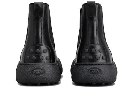 토즈 W.G 블랙 레더 첼시 부츠 XXM09J00P20D90B999 Shop 토즈 W.G 블랙 레더 첼시 부츠 XXM09J00P20D90B999