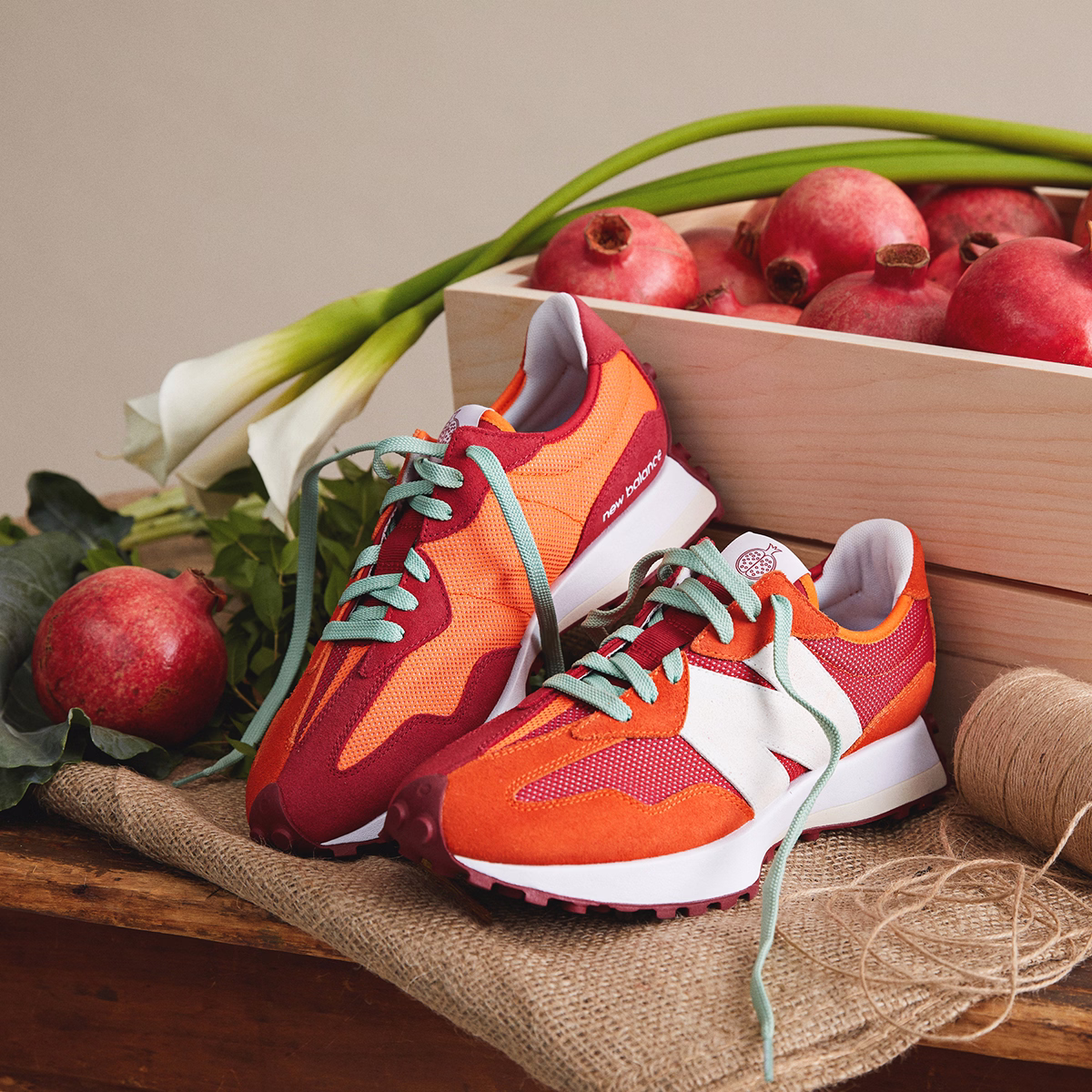 Todd Snyder x New Balance 327 'Farmer's Market Pomegranate'