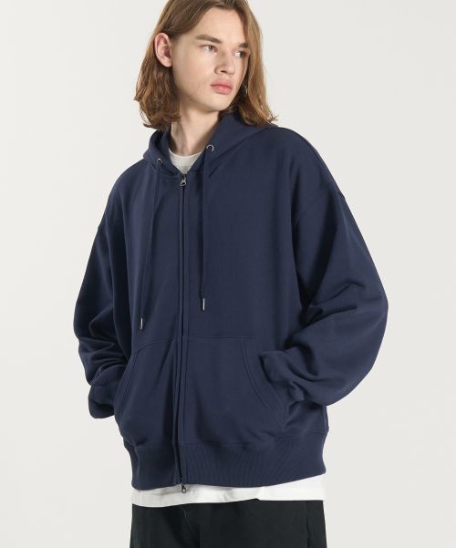 Toffee 2WAY Sweat Hoodie Zip-Up (Navy) TAF-2WHZU01NA