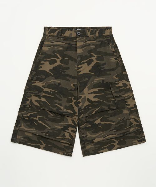 Order TOFFEE Camo Cotton Bermuda Shorts (Deep Khaki) T6S-CCBPT49