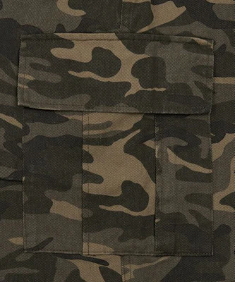 TOFFEE Camo Cotton Bermuda Shorts (Deep Khaki) T6S-CCBPT49 Details for TOFFEE Camo Cotton Bermuda Shorts (Deep Khaki) T6S-CCBPT49