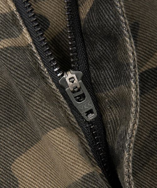 Sizing Toffee Camo Wide Cotton Pants (Deep Khaki) T4F-CWBPT237KH